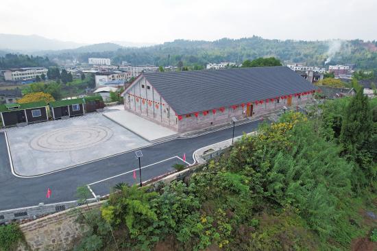 回龍鎮(zhèn)新時代文明實踐所外觀。（回龍鎮(zhèn)供圖）