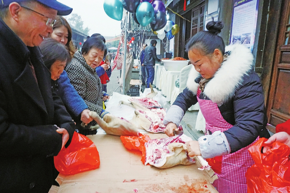 羊肉銷售現(xiàn)場
