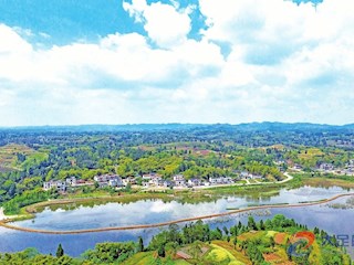 玉灘水庫(kù)風(fēng)景如畫(huà)