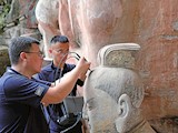 重慶大足石刻臥佛修復(fù)將進(jìn)入最后階段