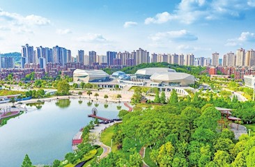 美麗的大足城區(qū)